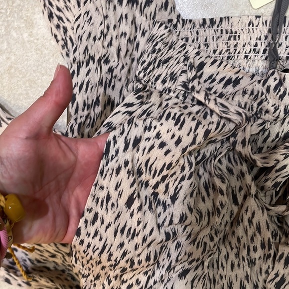 NWT! VICI Dress Forum Leopard Belted Lightweight Jogger Pants M - Picture 5 of 10